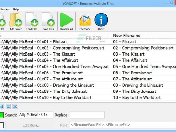 VovSoft Rename Multiple Files 2.4.0 Download Miễn Phí