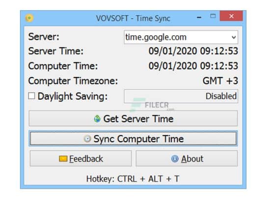 VovSoft Time Sync 2.3 Download Miễn Phí