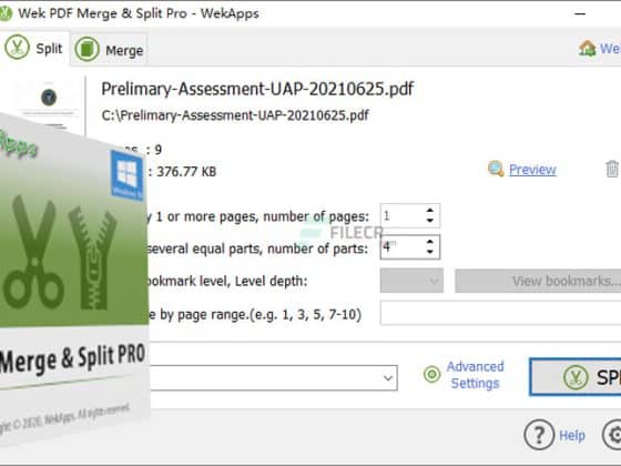WekApps PDF Merge & Split Pro 2.10 Download Miễn Phí