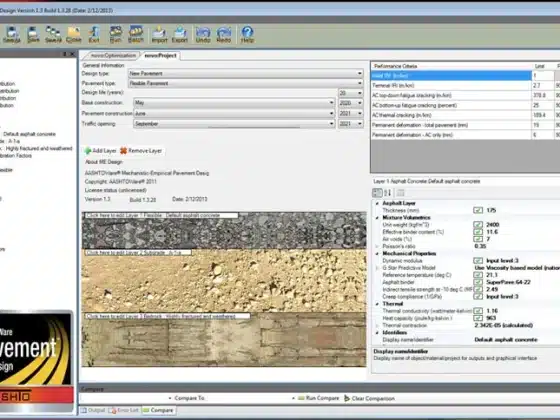 AASHTOWare Pavement ME Design Download Miễn Phí