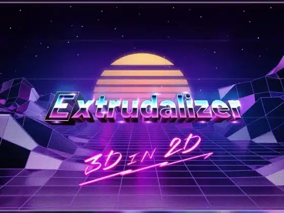 Aescripts Extrudalizer 1.2.1 for After Effects Download Miễn Phí