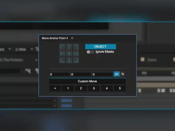 Aescripts Move Anchor Point 4.1.2 for After Effects Download Miễn Phí