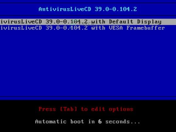 Antivirus Live CD 42.0-1.0.1 Download Miễn Phí