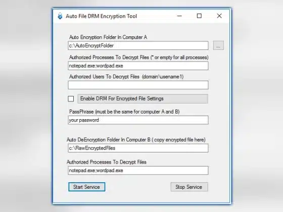 Auto File DRM Encryption Tool Download Miễn Phí