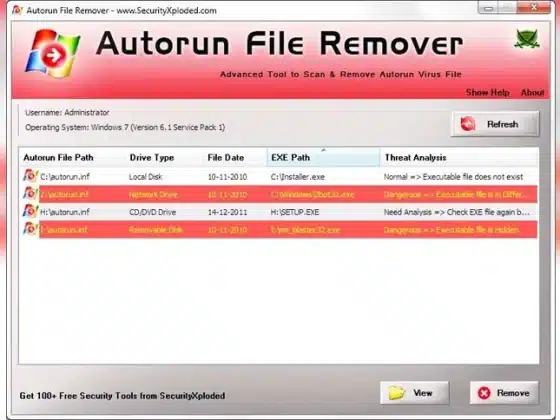 Autorun File Remover Download Miễn Phí