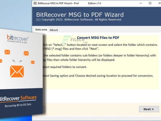BitRecover MSG to PDF Wizard 8.1 Download Miễn Phí