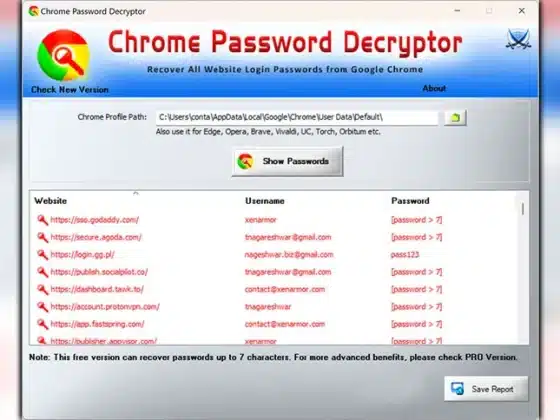 Chrome Password Decryptor Download Miễn Phí
