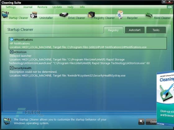 Cleaning Suite Professional 4.016 Download Miễn Phí