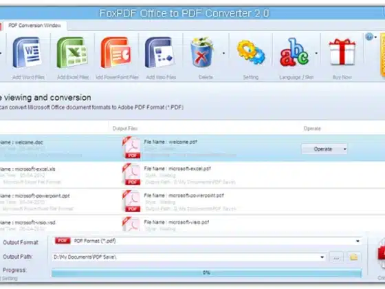 FoxPDF Office to PDF Converter Download Miễn Phí