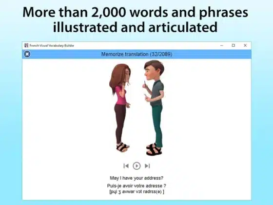 French Visual Vocabulary Builder 1.3.1 Download Miễn Phí