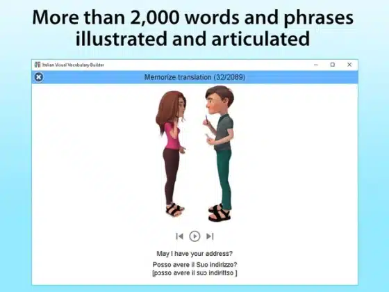 Italian Visual Vocabulary Builder 1.3.1 Download Miễn Phí