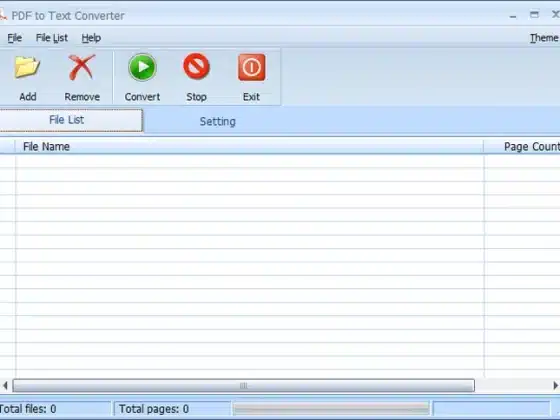 PDFArea PDF to Text Converter Free Download Miễn Phí