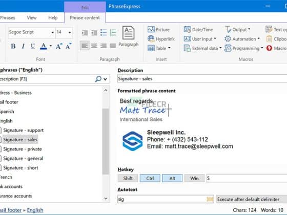 PhraseExpress 17.0.114 Download Miễn Phí