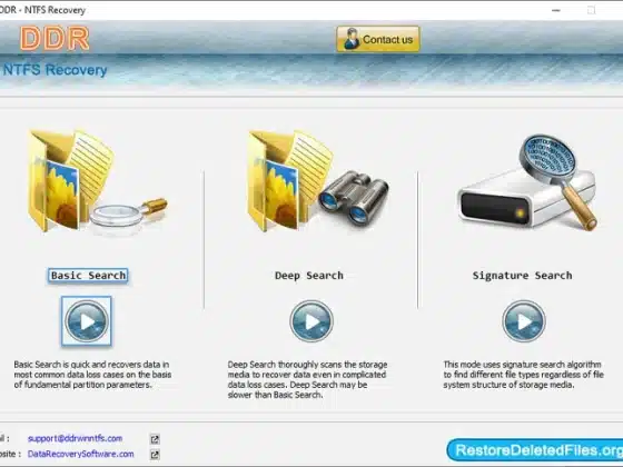 Restore Files - NTFS Partition Recovery Download Miễn Phí