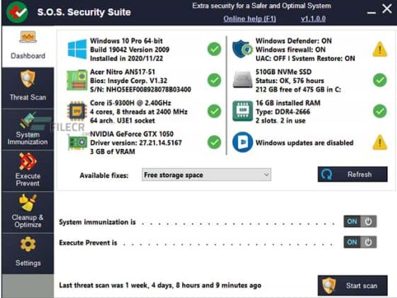 S.O.S Security Suite 2.9.6 Download Miễn Phí