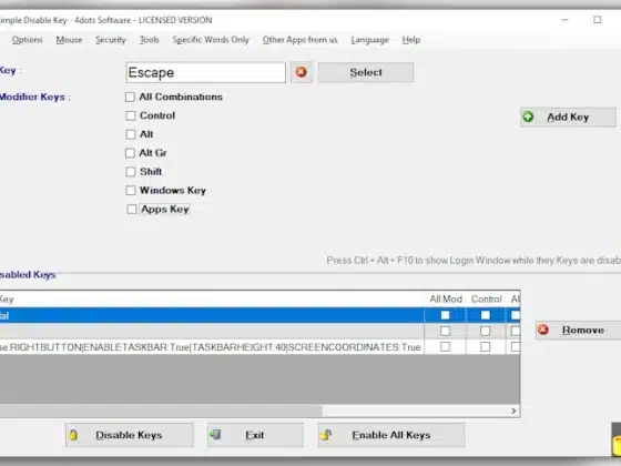 Softpcapps Simple Disable Key 5.1 Download Miễn Phí