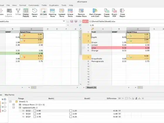 Spreadsheet Tools xlCompare 11.01.35 Download Miễn Phí