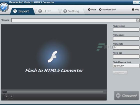 ThunderSoft Flash to HTML5 Converter 5.5.0 Download Miễn Phí