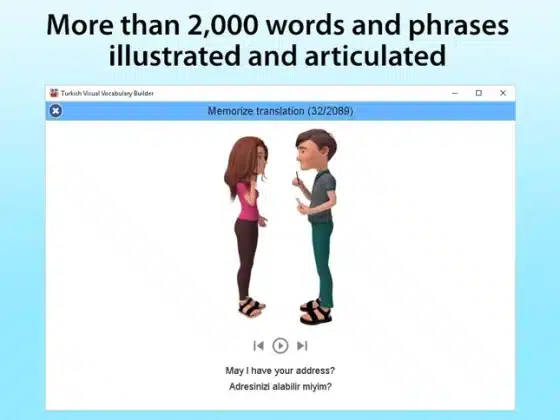 Turkish Visual Vocabulary Builder 1.3.1 Download Miễn Phí