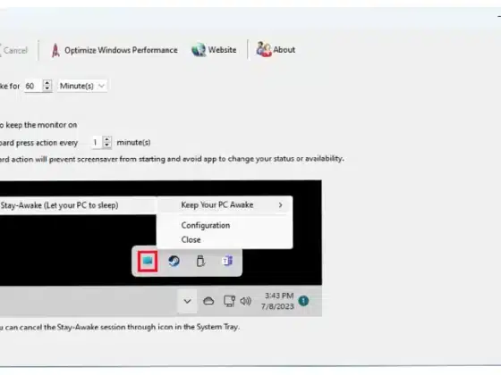 TweakNow PC-StayAwake 1.2 Download Miễn Phí