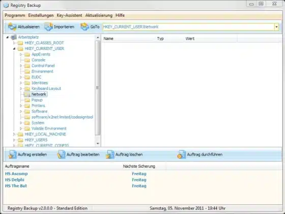 ASCOMP Registry Backup Professional 2.006 Download Miễn Phí