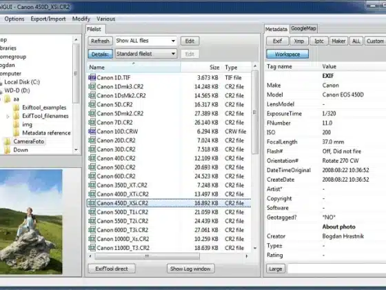 ExifToolGUI 13.29 Download Miễn Phí