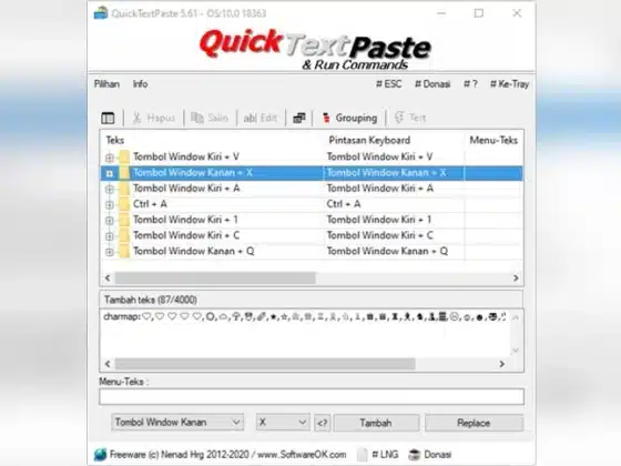 SoftwareOK QuickTextPaste Download Miễn Phí